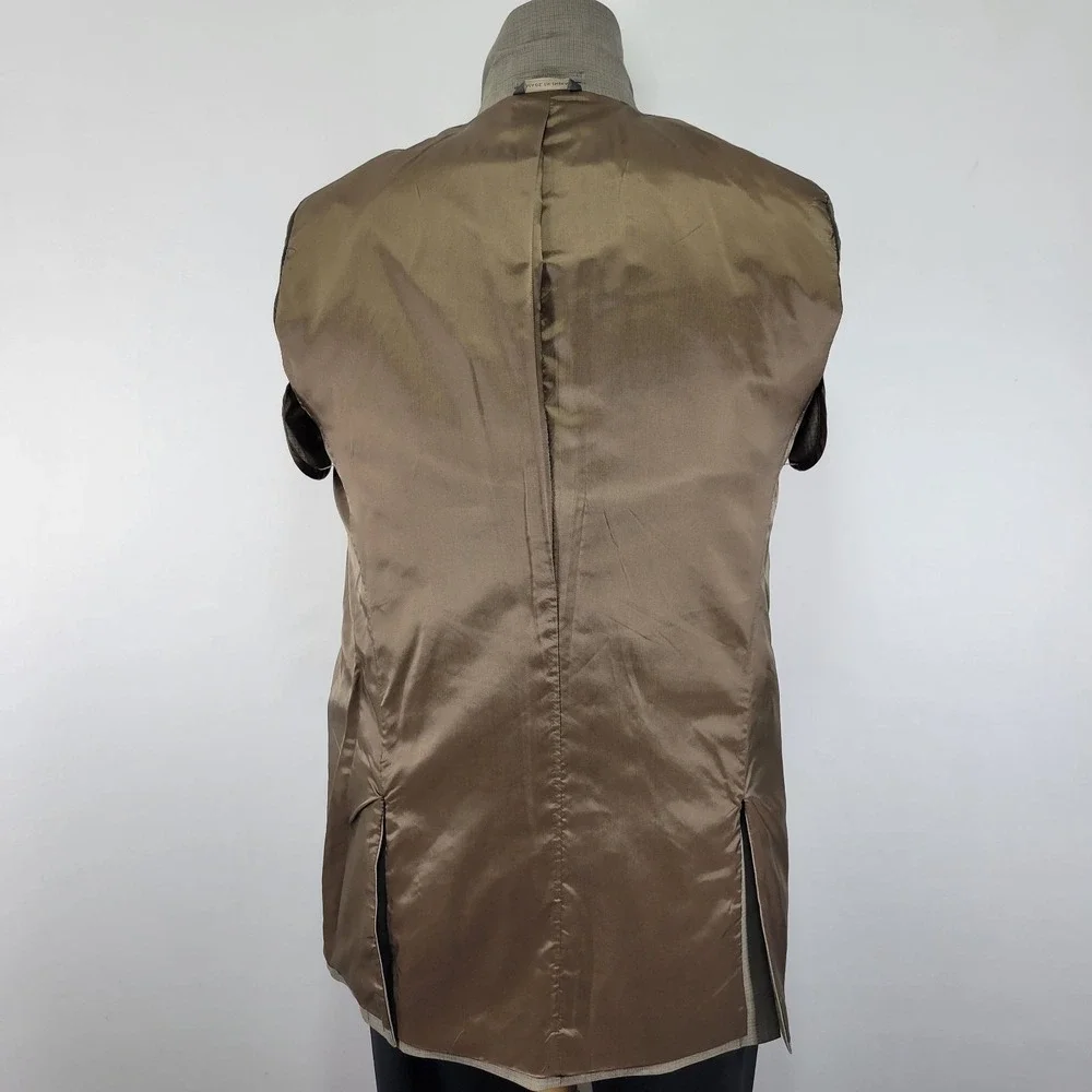 Banana‎ Republic Men's Sport Coat Jacket Two Button Olive Brown Light Weight 44L